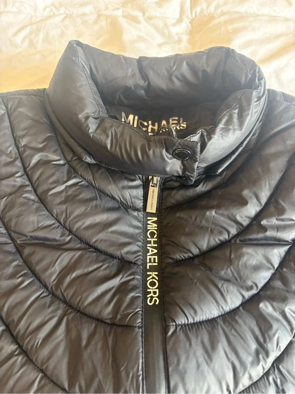 MICHAEL KORS Quilted Puffer Jacket Without Hood